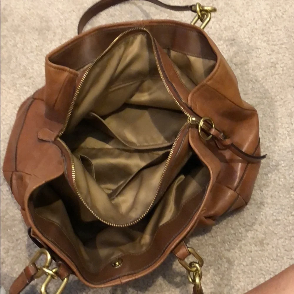 Brown leather Coach bag, very good condition. - Picture 3 of 4